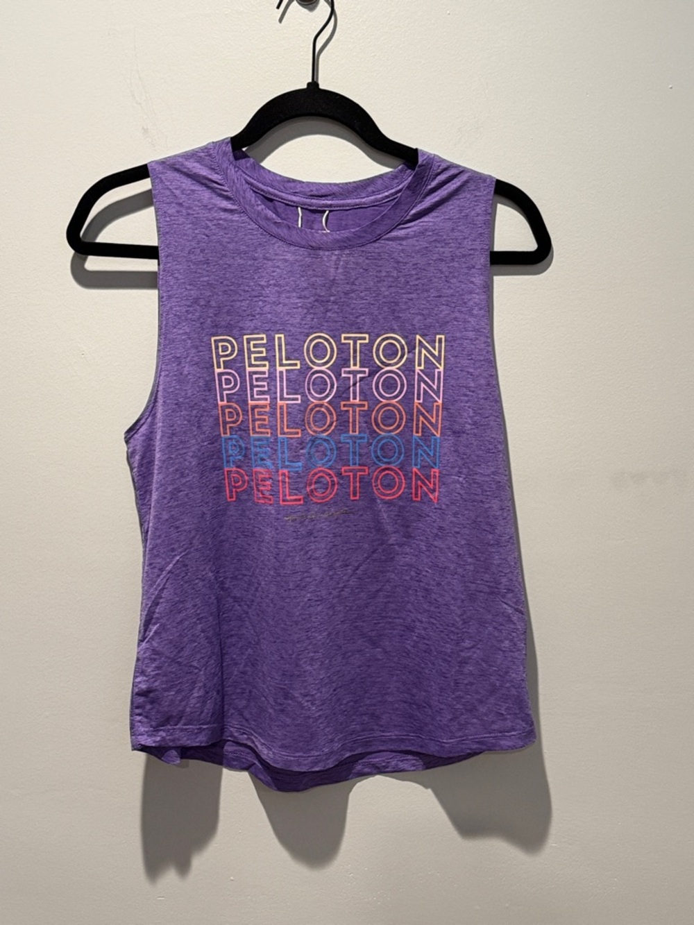Spiritual Gangster Peloton Purple Sleeveless Tank sz medium
